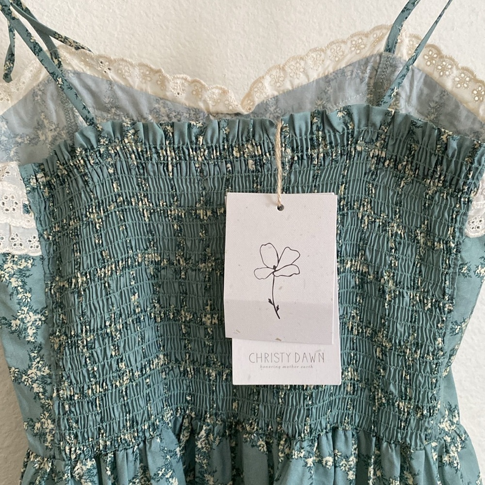 ⚡️SALE! Christy Dawn EMMA🎀Dress EUC! In Sage Trellis! Size Small! - Picture 11 of 15